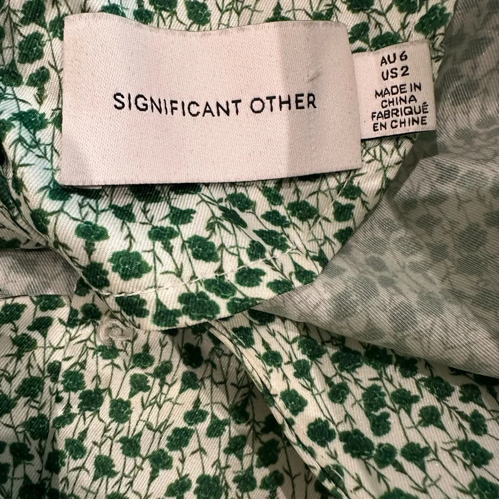 Significant Other Green Floral Maxi Dress - Picture 3 of 10